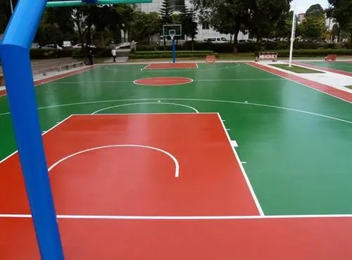 临汾户外厂区球场翻新，地坪翻新修补工作